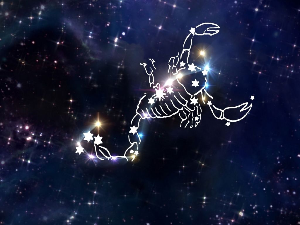 Гороскоп обезьяна скорпион. Скорпион знак зодиака на небе Эстетика.