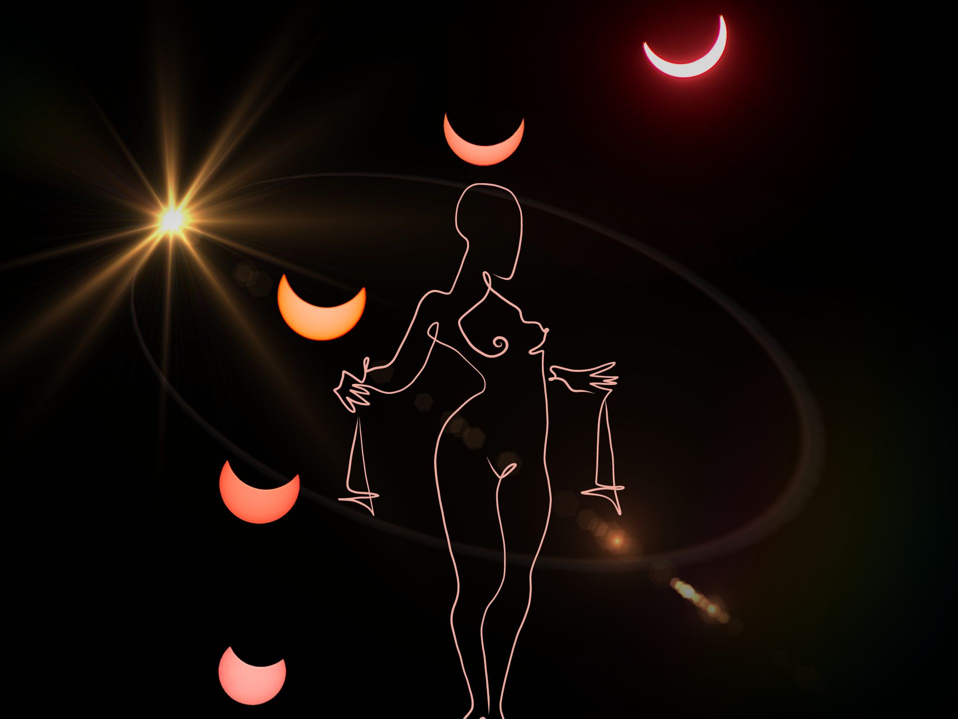 What the Lunar and Solar Eclipses in October 2023 Mean for You,  Astrologically